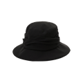 Y's Cross Gather Crochet Hat 'Black'