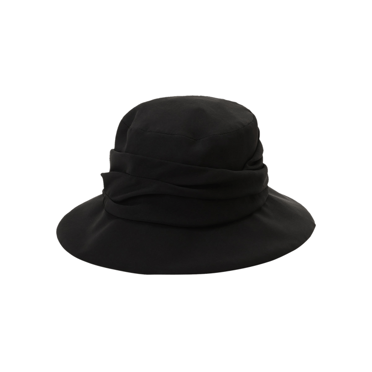 Y's Cross Gather Crochet Hat 'Black'