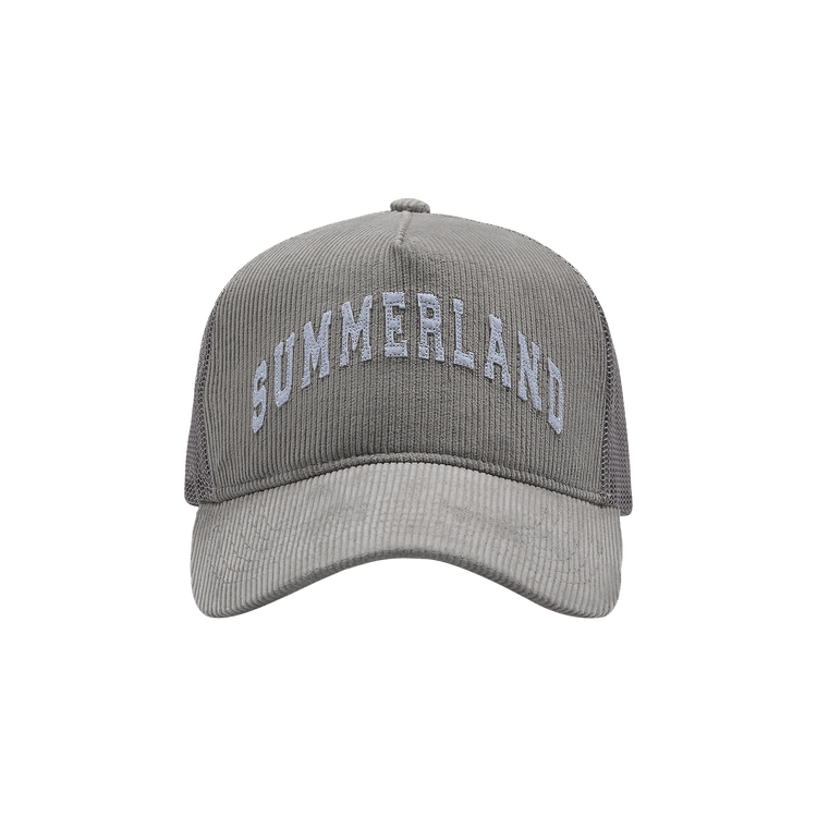 Nahmias Summerland Corduroy Trucker Hat 'Grey'