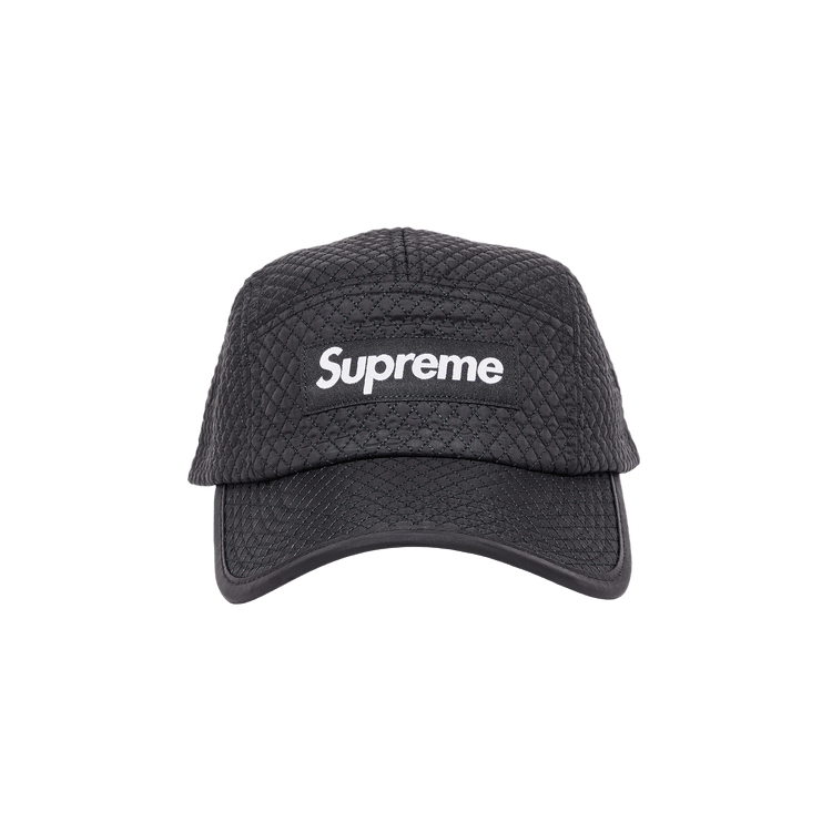 Supreme Micro Quilted Camp Cap 'Black'