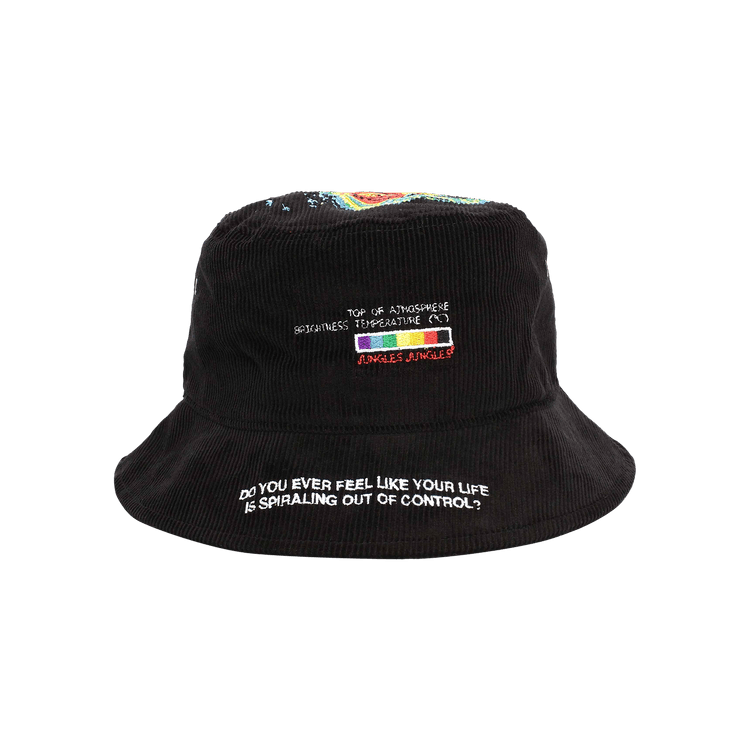 Jungles Spiralling Bucket Hat 'Black'