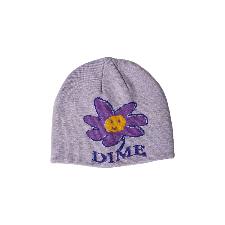 Dime Floral Beanie 'Lavender'
