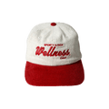 Sporty & Rich Wellness Corduroy Cap 'White/Strawberry'