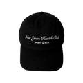 Sporty & Rich Logo Embroidered Curved Peak Cap 'Black/White'