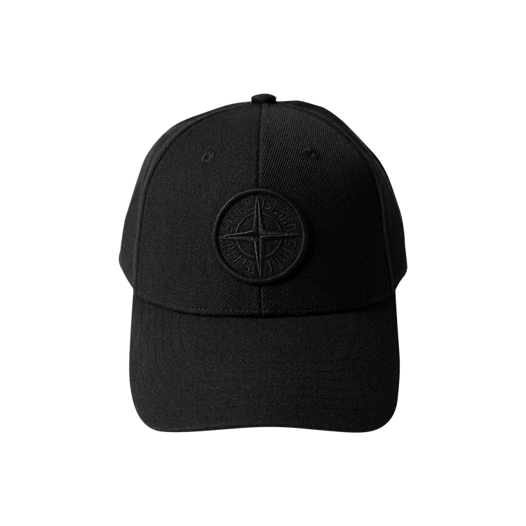 Stone Island Logo Cap 'Black'