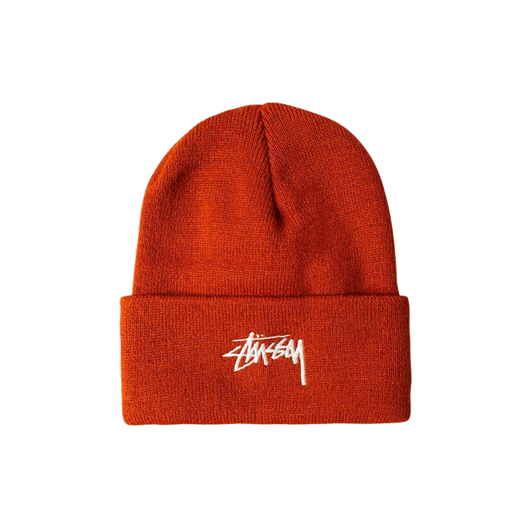 Stussy Stock Cuff Beanie 'Orange'