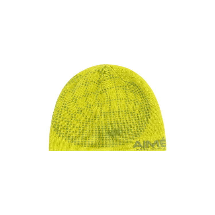 Aimé Leon Dore x New Balance Geo Print Beanie 'Lime'
