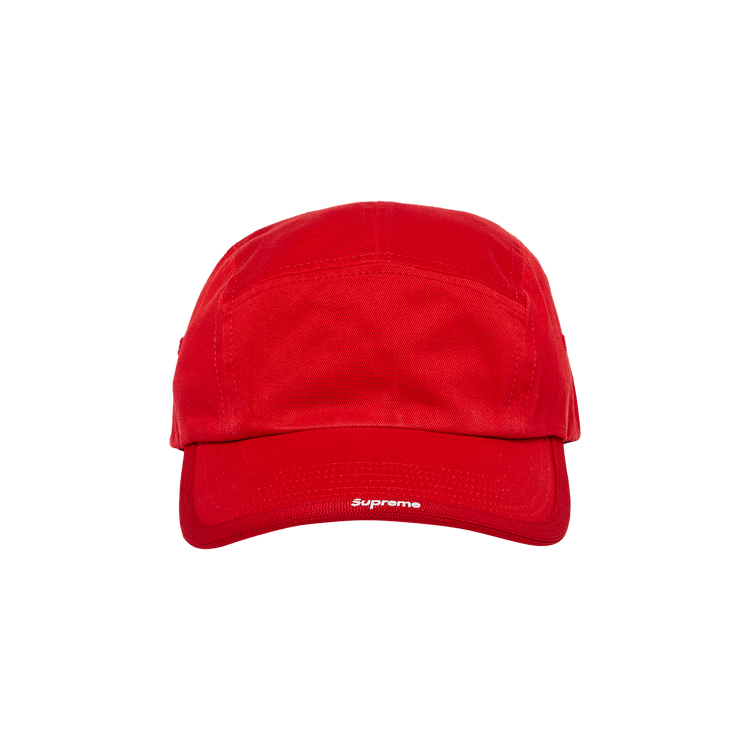 Supreme Visor Logo Camp Cap 'Red'