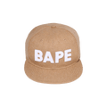 BAPE Patch Snapback Cap 'Beige'