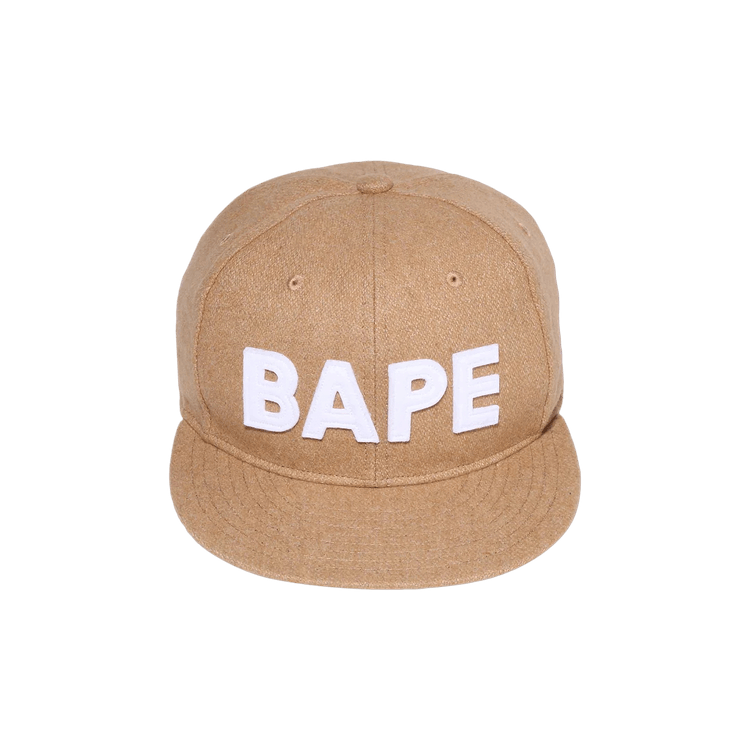 BAPE Patch Snapback Cap 'Beige'