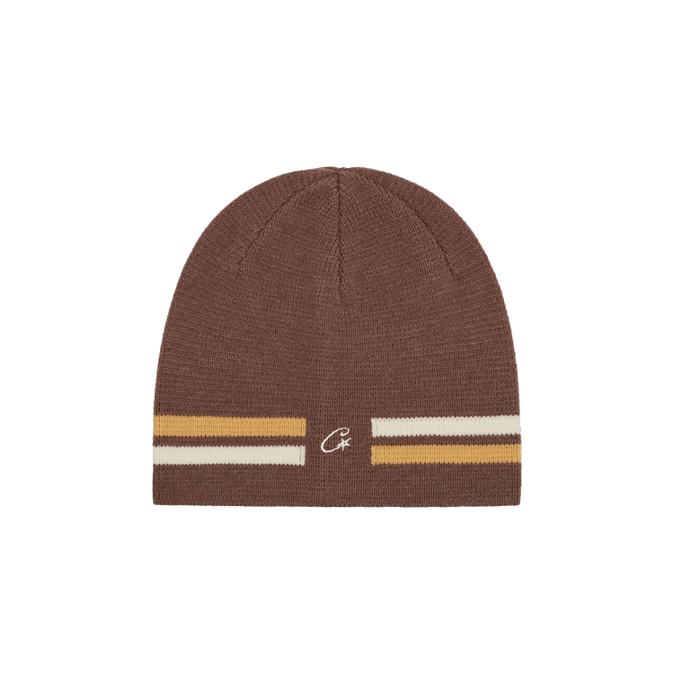 Corteiz VVS Knit Beanie 'Mocha'