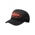 Corteiz Alcatraz Premium Trucker 'Black/Red'