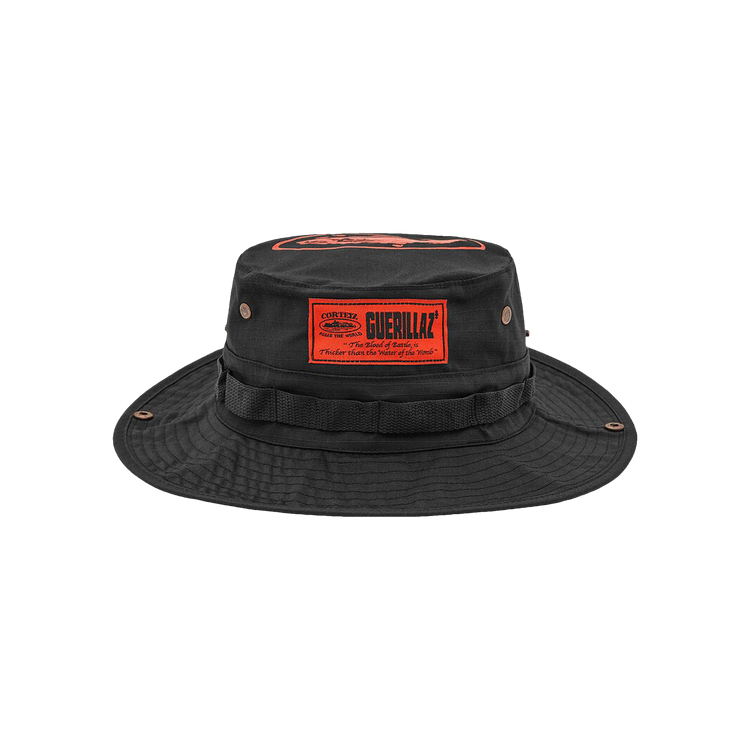 Corteiz Guerillaz* Bucket Hat 'Black/Red'