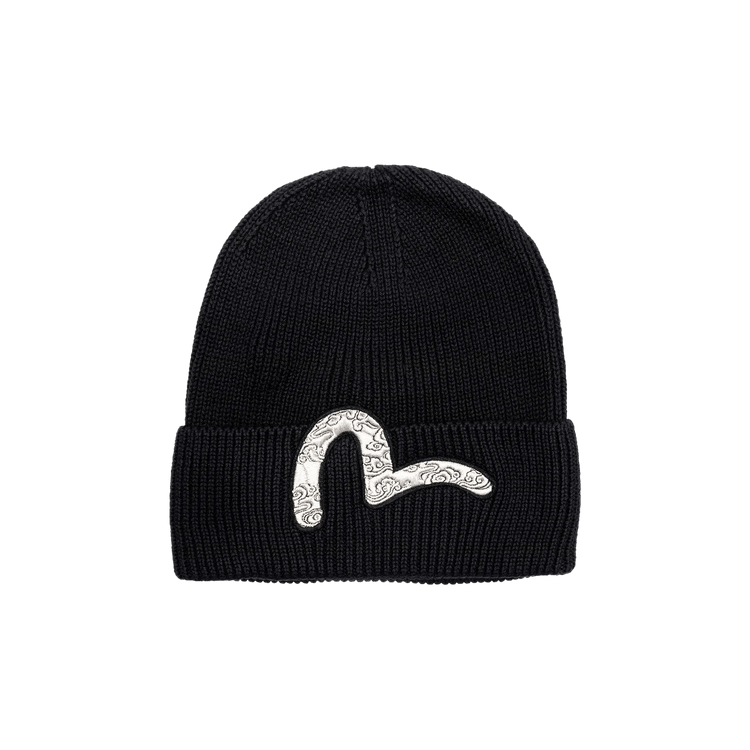 Evisu Polka Dotted Seagull Print Baseball Cap 'Black'
