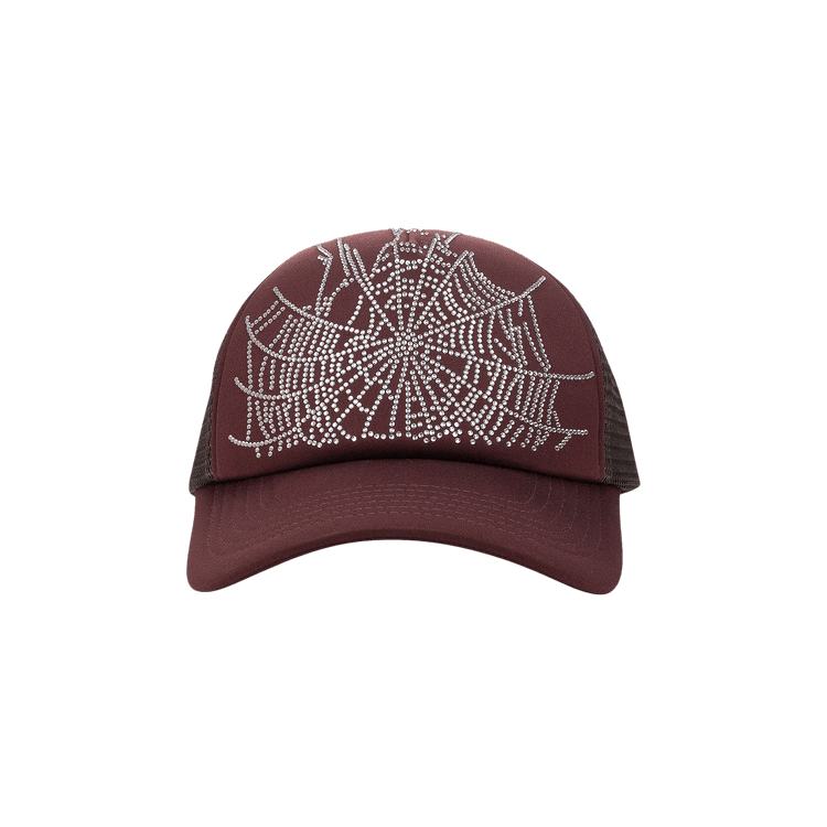 Sp5der Web Trucker Hat 'Brown'