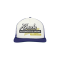 Rhude Auto Racing Trucker Hat 'Navy/Ivory'