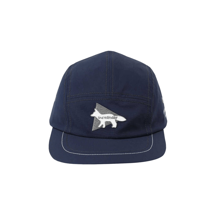 And Wander x Maison Kitsuné Nylon Cap 'Navy'