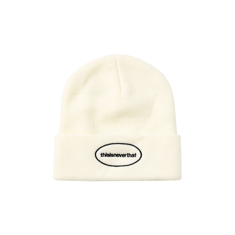 thisisneverthat ET Logo Beanie 'Ivory'
