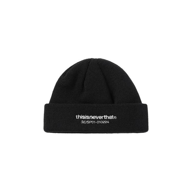 thisisneverthat T-Logo Short Beanie 'Black'