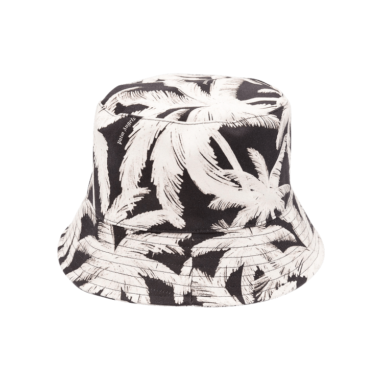 Palm Angels All Over Palms Bucket Cap 'Black/Off White'