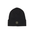 Stone Island Decorative Stitch Ribbed Knit Beanie 'Black'