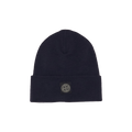 Stone Island Decorative Stitch Ribbed Knit Beanie 'Navy Blue'