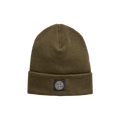 Stone Island Decorative Stitch Ribbed Knit Beanie 'Olive'