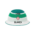 Casablanca Stripe Crochet Hat 'Green/Multicolor'