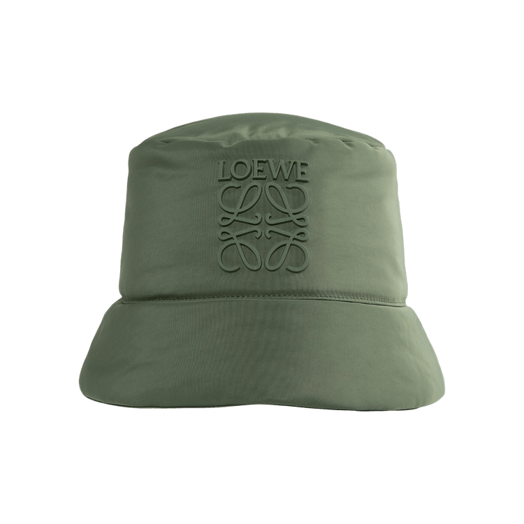 Loewe Puffer Bucket Hat 'Khaki Green'