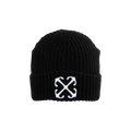 Off-White Arrow Ribbed Beanie 'Black/White'