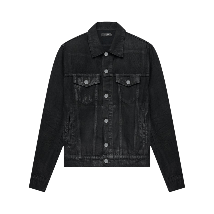 Amiri Wax Trucker 'Black'