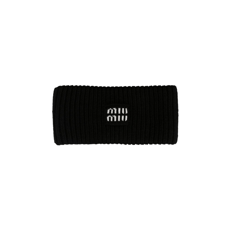 Miu Miu Cashmere Headband 'Black'