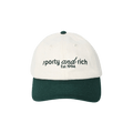 Sporty & Rich Tank Flannel Hat 'Off White'