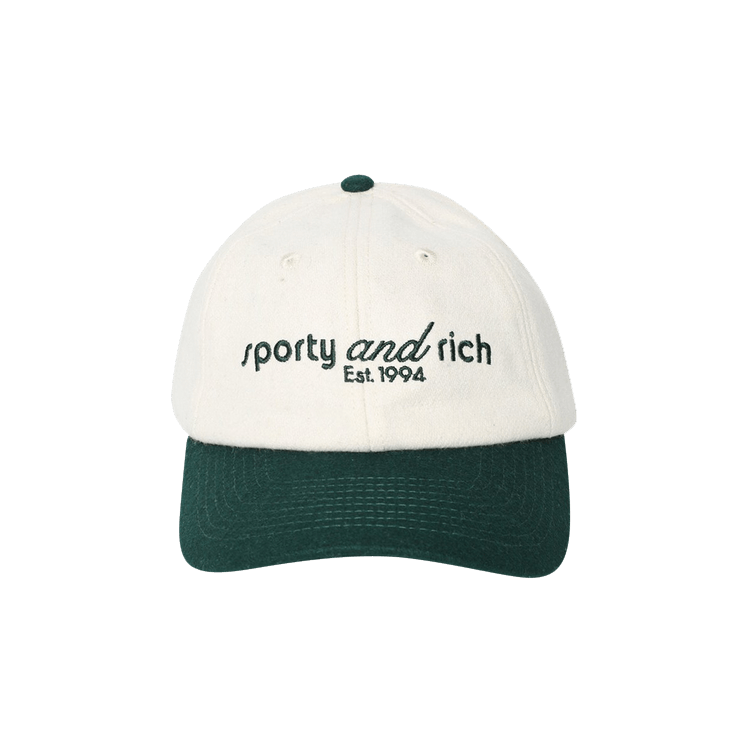 Sporty & Rich Tank Flannel Hat 'Off White'