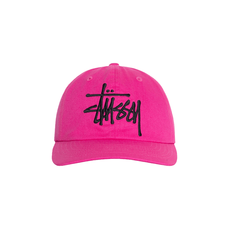Stussy Low Profile Big Basic Snapback 'Pink'