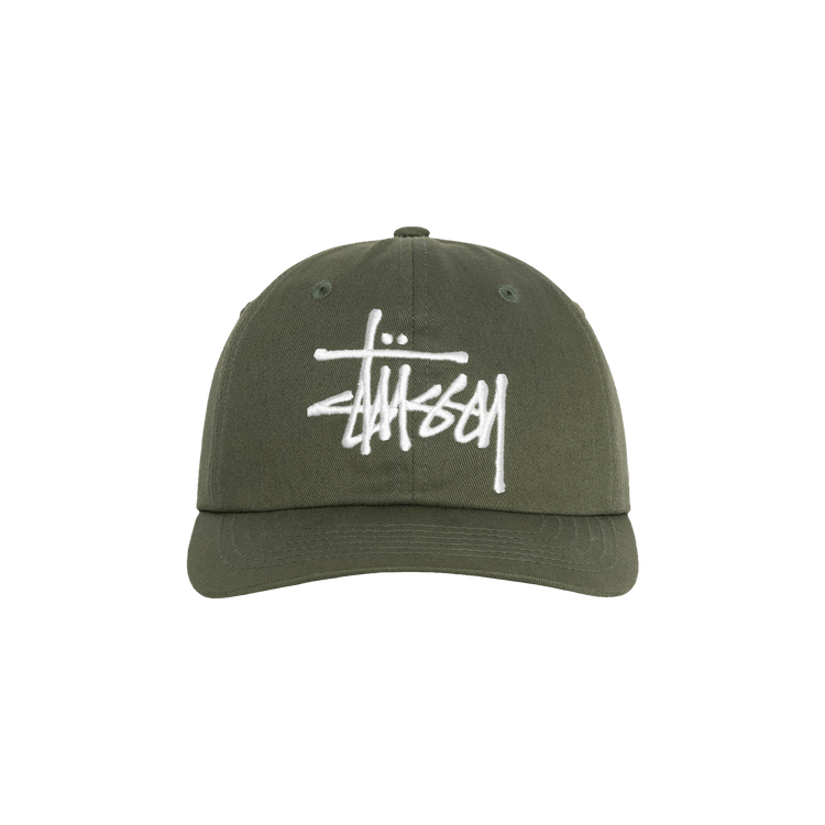 Stussy Low Profile Big Basic Snapback 'Moss'