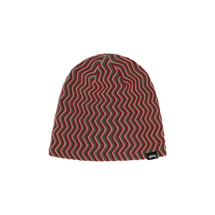 Stussy Skullcap Crinkle Stitch 'Olive'