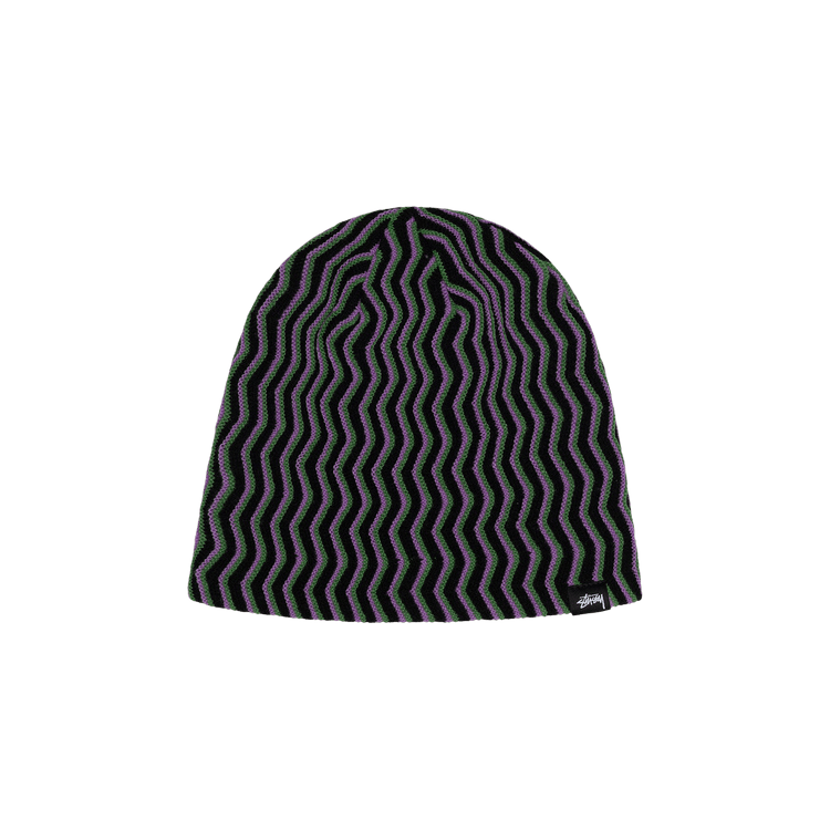Stussy Skullcap Crinkle Stitch 'Black'
