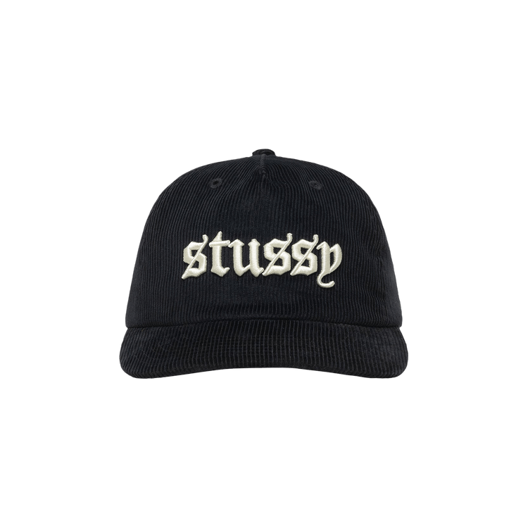 Stussy Mid-Depth Old English Snapback 'Black'