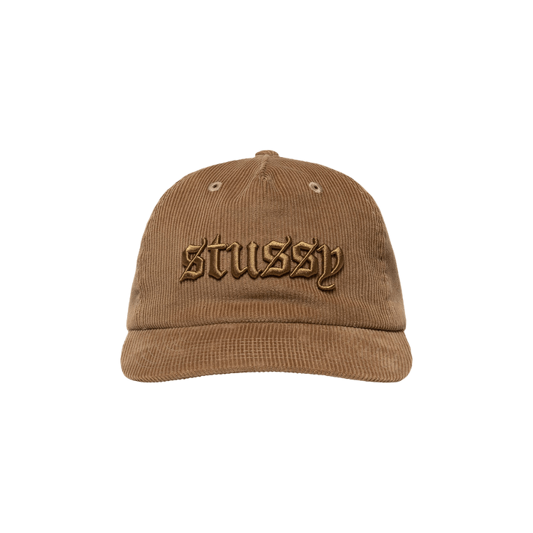 Stussy Mid-Depth Old English Snapback 'Camel'