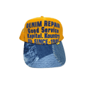 Kapital Denim Repair Service Denim Re-Construct Trucker Cap 'Gold'