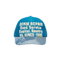 Kapital Denim Repair Service Trucker Cap 'Turquoise'