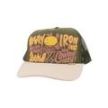 Kapital Kountry Coneycowbowy Trucker Cap 'Dark Green/Ecru'