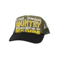 Kapital Kountry Dirty Shrink Trucker Cap 'Green/Black'