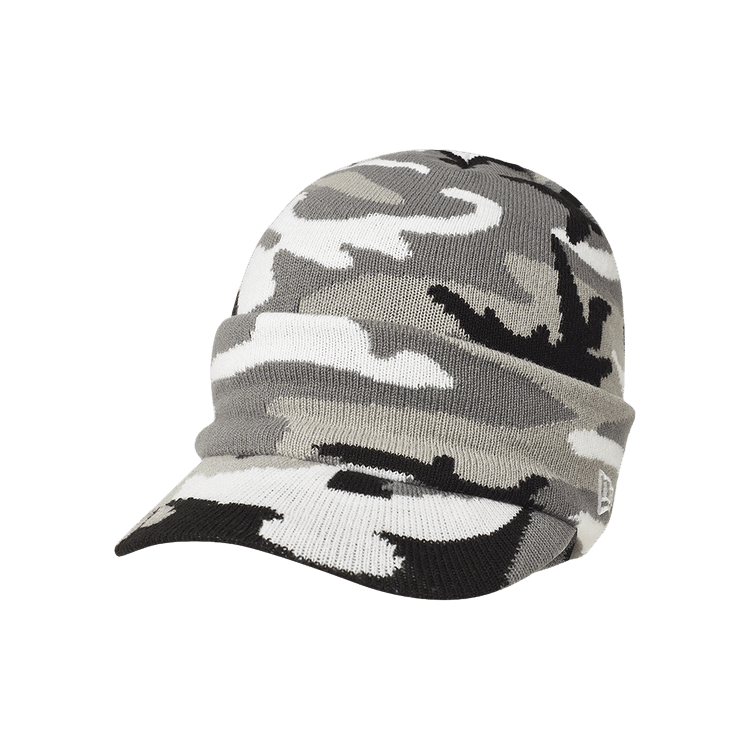 Palace New Era Peak Beanie 'Grey Camo'
