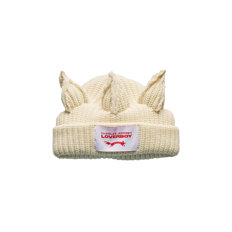 Charles Jeffrey Loverboy Berserker Beanie 'Ecru'
