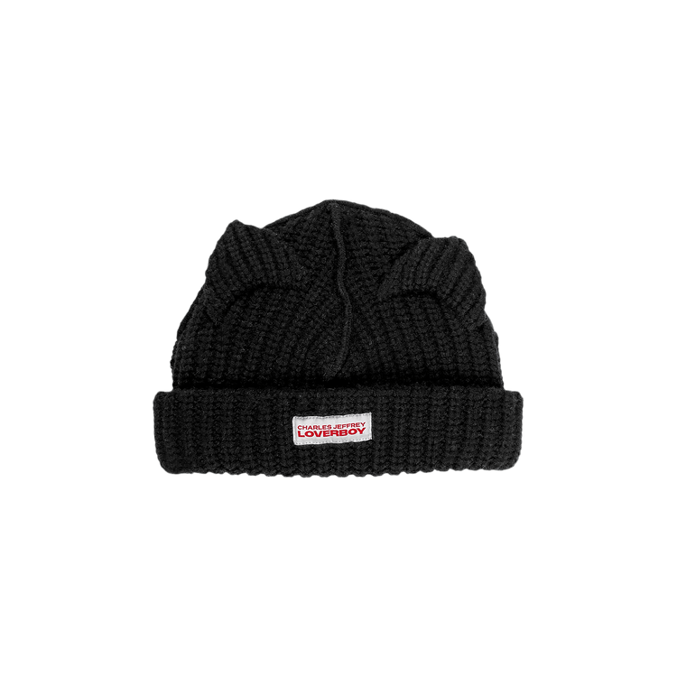 Charles Jeffrey Loverboy Childs Chunky Ears Beanie 'Black'