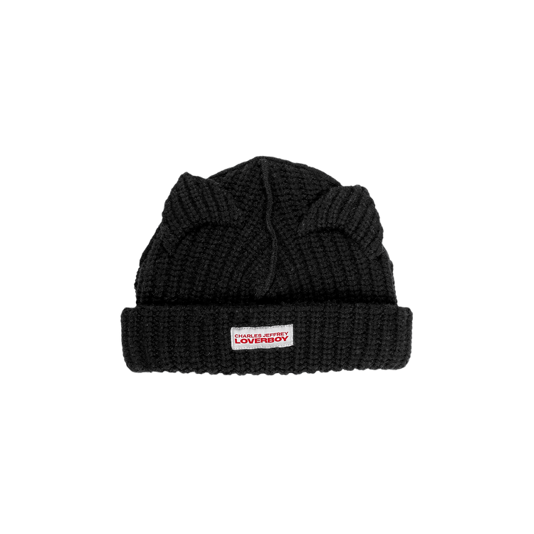Charles Jeffrey Loverboy Baby Chunky Ears Beanie 'Black'