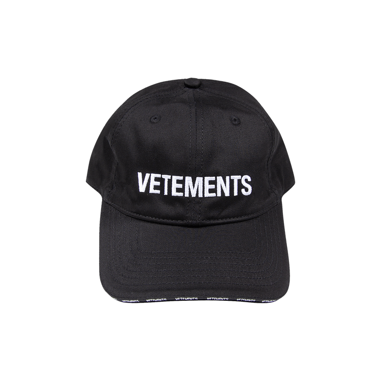 Vetements Iconic Logo Cap 'Black'