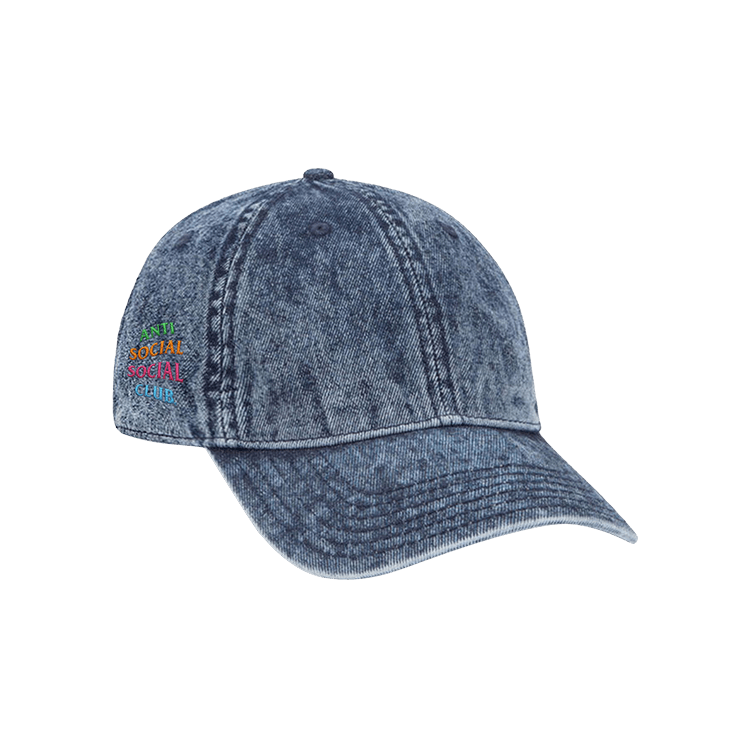 Anti Social Social Club Teleport Cap 'Blue Denim'